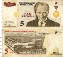 Продать Банкноты Турция 5 лир 2005 