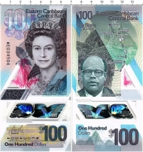 Продать Банкноты Карибы 100 долларов 2019 