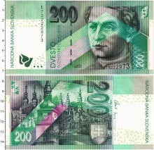 Продать Банкноты Словакия 200 крон 2006 