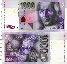 Продать Банкноты Словакия 1000 крон 2007 