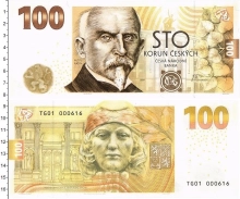 Продать Банкноты Чехия 100 крон 2019 