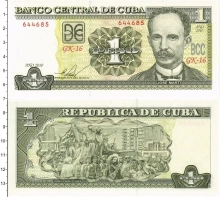 Продать Банкноты Куба 1 песо 2007 