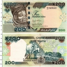 Продать Банкноты Нигерия 200 найр 2010 