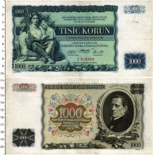 Продать Банкноты Чехословакия 1000 крон 1934 