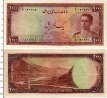 Продать Банкноты Иран 1000 риалов 1951 