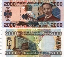 Продать Банкноты Сьерра-Леоне 2000 леоне 2002 