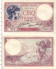 Продать Банкноты Франция 5 франков 1939 