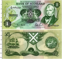 Продать Банкноты Шотландия 1 фунт 1986 