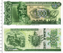 Продать Банкноты Албания 1000 лек 1995 