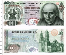 Продать Банкноты Мексика 10 песо 1974 