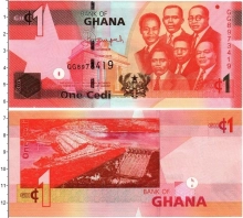 Продать Банкноты Гана 1 седи 2017 