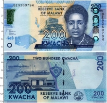 Продать Банкноты Малави 200 квач 2000 