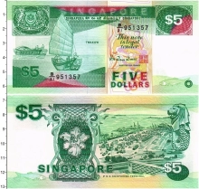 Продать Банкноты Сингапур 5 долларов 0 