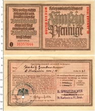 Продать Банкноты Третий Рейх 50 пфеннигов 1940 