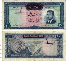 Продать Банкноты Иран 200 риалов 1965 