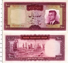 Продать Банкноты Иран 100 риал 1965 