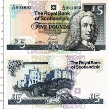 Продать Банкноты Шотландия 5 фунтов 2000 