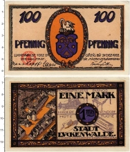 Продать Банкноты Германия : Нотгельды 100 пфеннигов 1922 