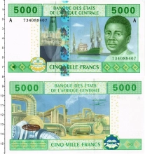 Продать Банкноты Центральная Африка 5000 франков 2002 