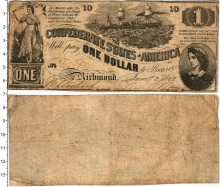 Продать Банкноты США 1 доллар 1862 