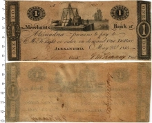 Продать Банкноты США 1 доллар 1815 