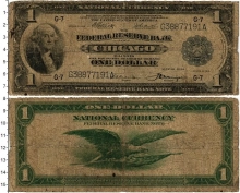Продать Банкноты США 1 доллар 1914 