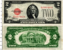 Продать Банкноты США 2 доллара 1929 