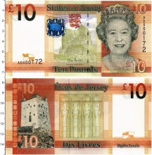 Продать Банкноты Остров Джерси 10 фунтов 2010 