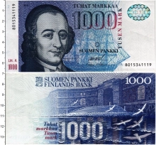 Продать Банкноты Финляндия 1000 марок 1986 