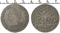 Продать Монеты Боливия 8 солей 1862 Серебро