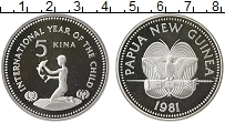 Продать Монеты Папуа-Новая Гвинея 5 кин 1981 Серебро