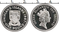 Продать Монеты Фолклендские острова 1 фунт 1987 Серебро