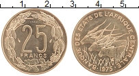 Продать Монеты КФА 25 франков 1975 Медно-никель