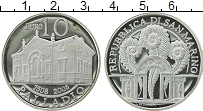 Продать Монеты Сан-Марино 10 евро 2008 Серебро