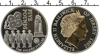Продать Монеты Остров Джерси 5 фунтов 2003 Серебро