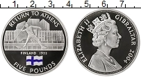 Продать Монеты Гибралтар 5 фунтов 2004 Серебро