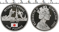 Продать Монеты Гибралтар 5 фунтов 2004 Серебро