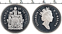 Продать Монеты Канада 50 центов 2003 Медно-никель