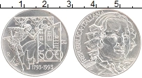 Продать Монеты Италия 500 лир 1993 Серебро
