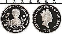 Продать Монеты Гернси 5 фунтов 1995 Серебро