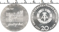 Продать Монеты ГДР 20 марок 1975 Серебро