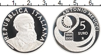 Продать Монеты Италия 5 евро 2008 Серебро