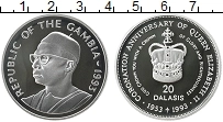 Продать Монеты Гамбия 20 даласи 1993 Серебро