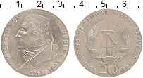 Продать Монеты ГДР 20 марок 1967 Серебро