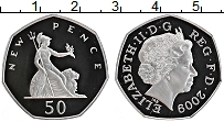 Продать Монеты Великобритания 50 пенсов 2008 Серебро