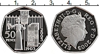 Продать Монеты Великобритания 50 пенсов 2003 Серебро