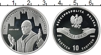 Продать Монеты Польша 10 злотых 2001 Серебро