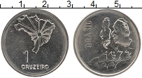 Продать Монеты Бразилия 1 крузейро 1972 Никель