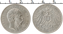 Продать Монеты Саксония 2 марки 1902 Серебро