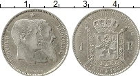 Продать Монеты Бельгия 1 франк 1880 Серебро